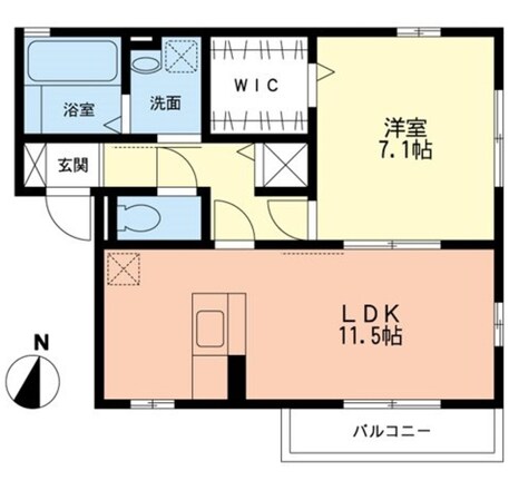 ベルデコートＢの物件間取画像